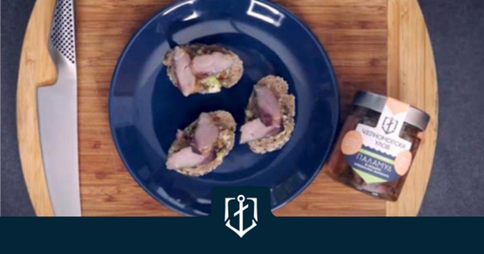 Хапки с маринован паламуд