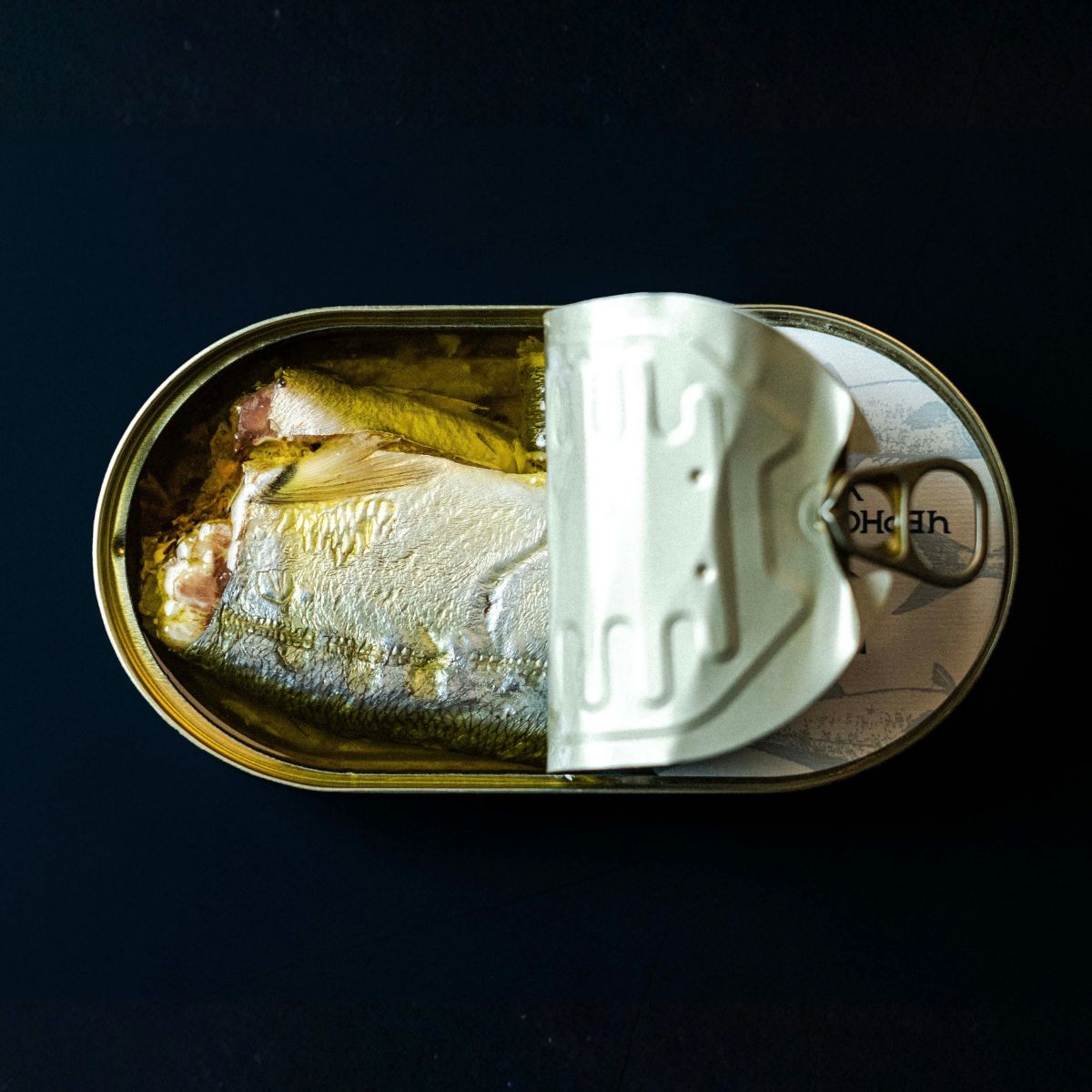 Black sea blue fish with capers in olive oil