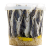 Horse mackerel with onion and lemon - 1 kg.